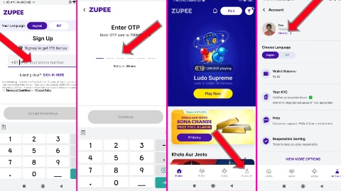 Zupee App Se Paisa Kaise Kamaye?